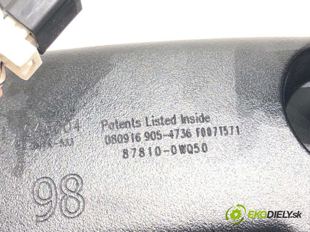 TOYOTA C-HR (_X1_) 2016 - 2022    1.8 Hybrid (ZYX10_, ZYX11_) 90 kW [122 KM] Hybryda silnik benzynowy / elektryczny 2016 - 2022  zpětné zrcátko vnitřní 87810-0WQ50 (Světla vnitřní)