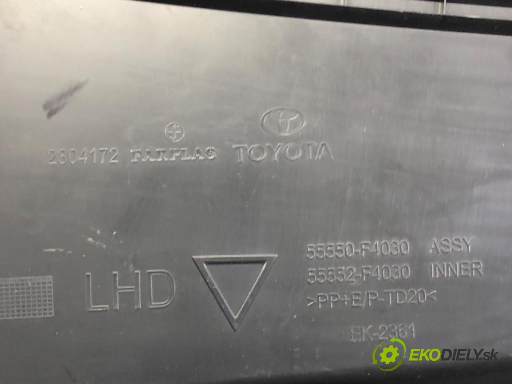 TOYOTA C-HR (_X1_) 2016 - 2022    1.8 Hybrid (ZYX10_, ZYX11_) 90 kW [122 KM] Hybryda silnik benzynowy / elektryczny 2016 - 2022  Priehradka, kastlík spolujazdca 55550-F4030 (Priehradky, kastlíky)