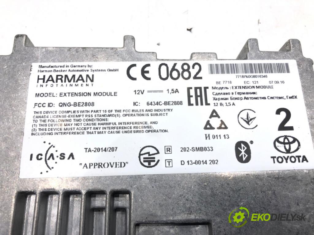 TOYOTA C-HR (_X1_) 2016 - 2022    1.8 Hybrid (ZYX10_, ZYX11_) 90 kW [122 KM] Hybryda silnik benzynowy / elektryczny 2016 - 2022  Modul BLUETOOTH QNG-BE2808 (Ostatné)