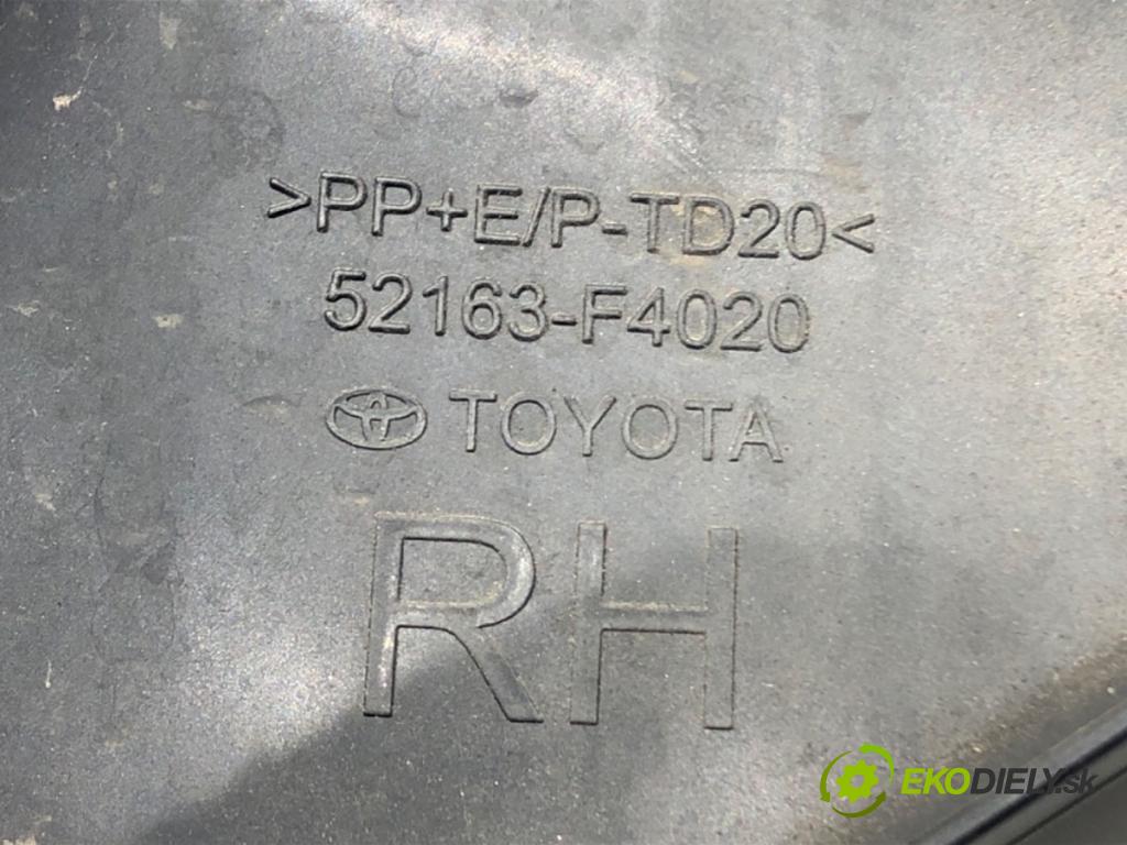 TOYOTA C-HR (_X1_) 2016 - 2022    1.8 Hybrid (ZYX10_, ZYX11_) 90 kW [122 KM] Hybryda silnik benzynowy / elektryczny 2016 - 2022  mří nárazníka zadní část pravá 52163-F4020