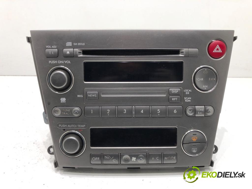 SUBARU LEGACY IV (BL) 2003 - 2015    2.0 AWD (BL5) 101 kW [138 KM] benzyna 2003 - 2005  Panel ovládania kúrenia 86201AG300 (Prepínače, spínače, tlačidlá a ovládače kúrenia)