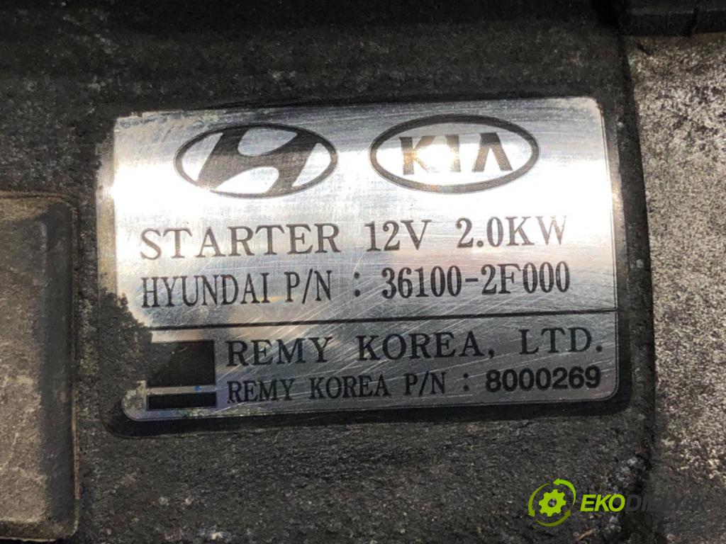 KIA SPORTAGE III (SL) 2009 - 2022    2.0 CRDi AWD 100 kW [136 KM] olej napędowy 2010 - 2022  Štartér 36100-2F000 (Štartéry)