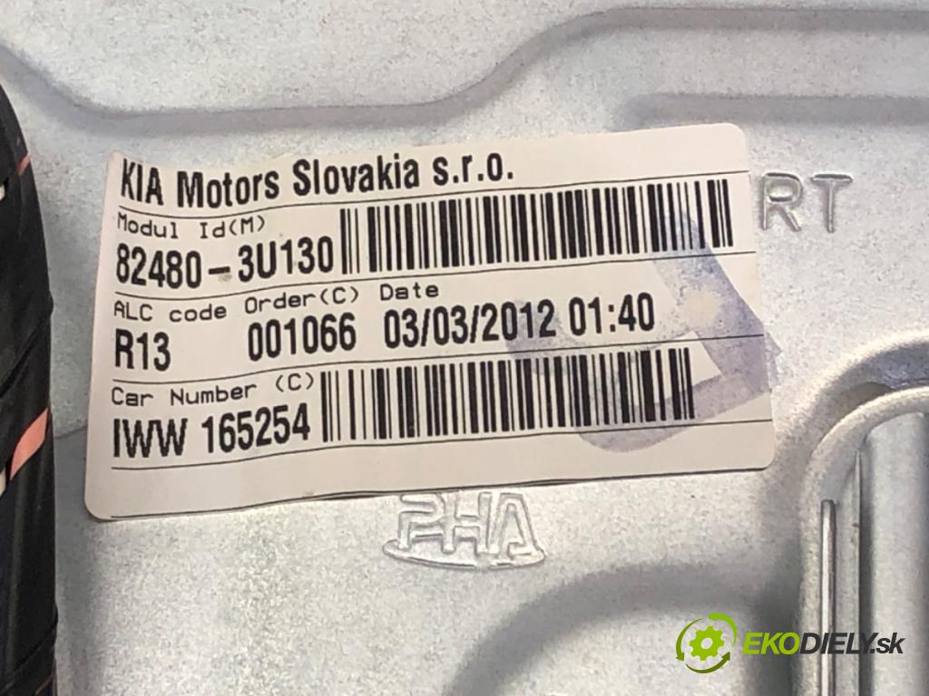 KIA SPORTAGE III (SL) 2009 - 2022    2.0 CRDi AWD 100 kW [136 KM] olej napędowy 2010 - 2022  mechanismus okna pravý přední část 82480-3U130