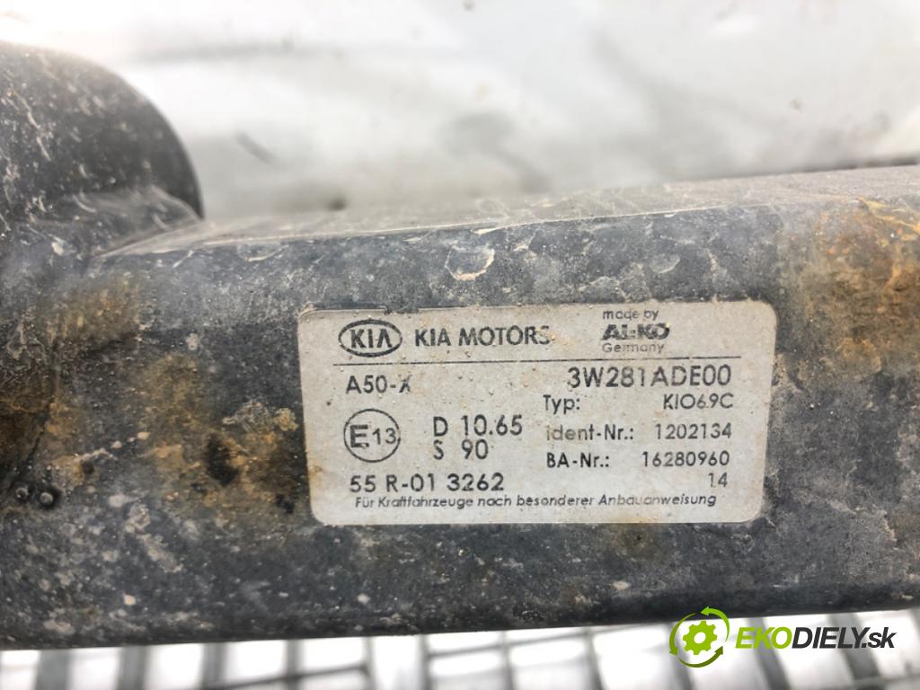 KIA SPORTAGE III (SL) 2009 - 2022    2.0 CRDi AWD 100 kW [136 KM] olej napędowy 2010 - 2022  Hák tažné zařízení 3W281ADE00 (Tažná zařízení)