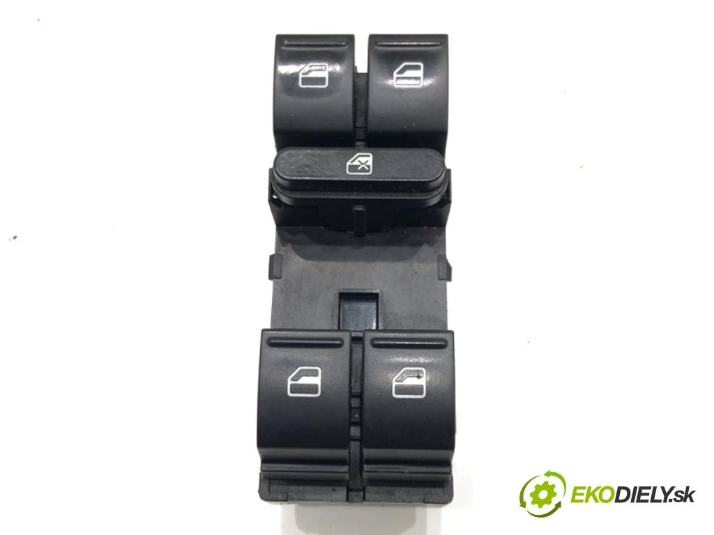 SKODA SUPERB II Kombi (3T5) 2009 - 2015    2.0 TDI 125 kW [170 KM] olej napędowy 2009 - 2015  Prepínač okien 1Z0959858B (Prepínače, spínače, tlačidlá a ovládače kúrenia)