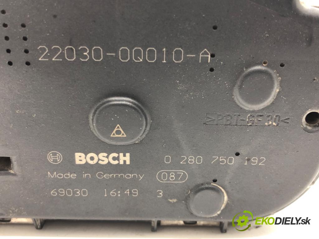 TOYOTA YARIS (_P9_) 2005 - 2014    1.0 VVT-i (KSP90_) 51 kW [69 KM] benzyna 2005 - 2011  Škrtiaca klapka 22030-0Q010-A (Škrtiace klapky)