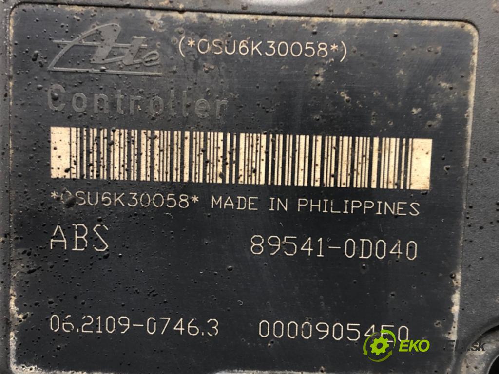 TOYOTA YARIS (_P9_) 2005 - 2014    1.0 VVT-i (KSP90_) 51 kW [69 KM] benzyna 2005 - 2011  Pumpa ABS 44510-0D031 (Pumpy ABS)