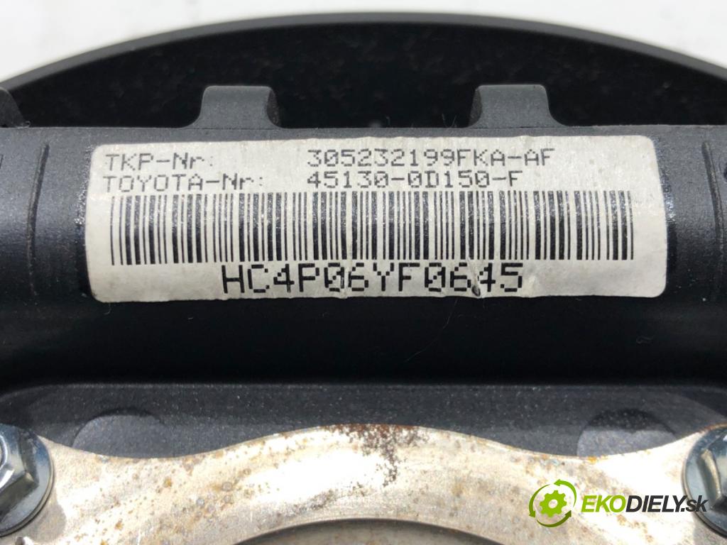 TOYOTA YARIS (_P9_) 2005 - 2014    1.0 VVT-i (KSP90_) 51 kW [69 KM] benzyna 2005 - 2011  AirBag volantu 45130-0D150 (Airbagy)