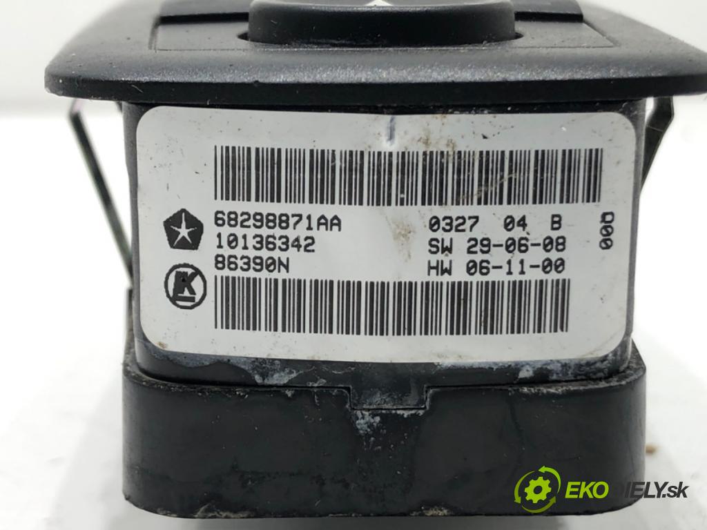 DODGE GRAND CARAVAN 2007 - 2022    3.6 211 kW [287 KM] benzyna 2010 - 2022  Prepínač okien 68298871AA (Prepínače, spínače, tlačidlá a ovládače kúrenia)