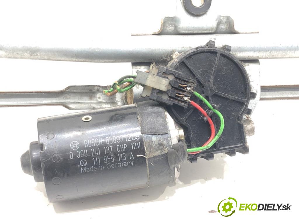 VW GOLF IV (1J1) 1997 - 2008    1.4 16V 55 kW [75 KM] benzyna 1997 - 2004  Mechanizmus stieračov predný 1J1955113A (Motorčeky stieračov predné)