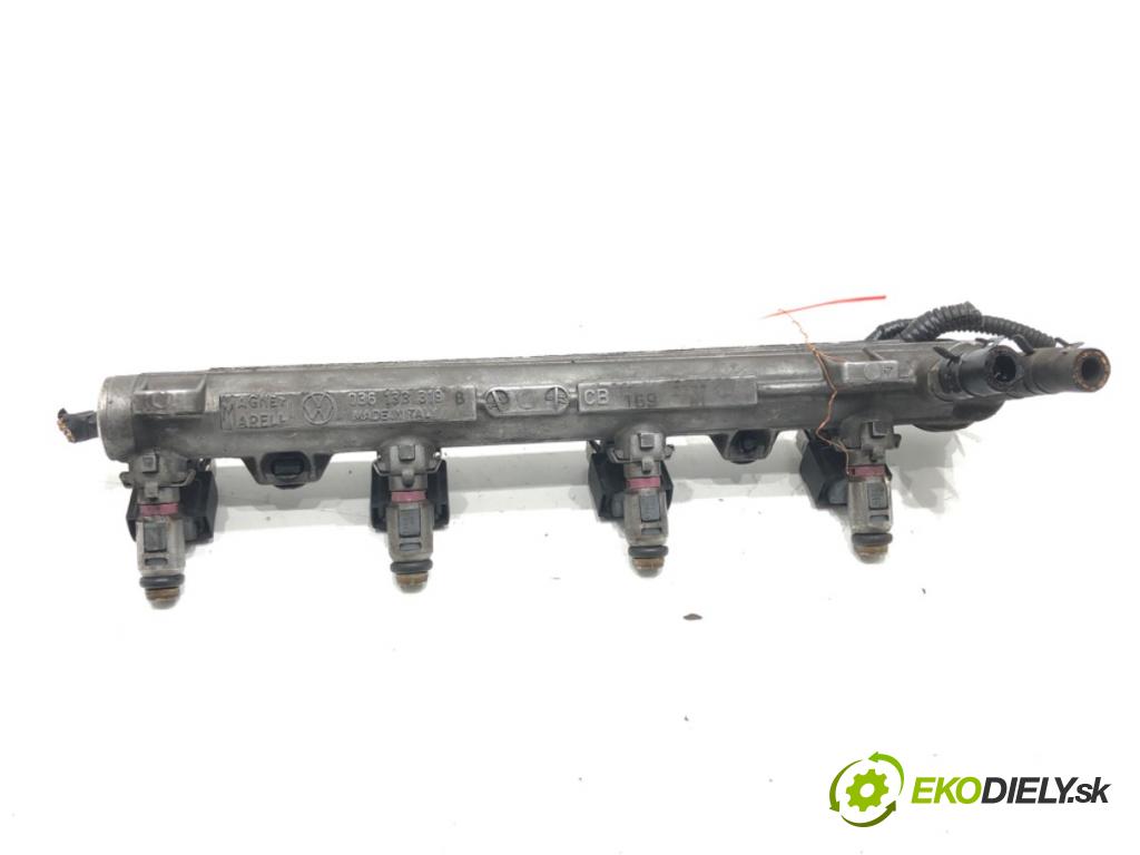 VW GOLF IV (1J1) 1997 - 2008    1.4 16V 55 kW [75 KM] benzyna 1997 - 2004  Lišta vstrekovacia 036133319B (Vstrekovacie lišty)