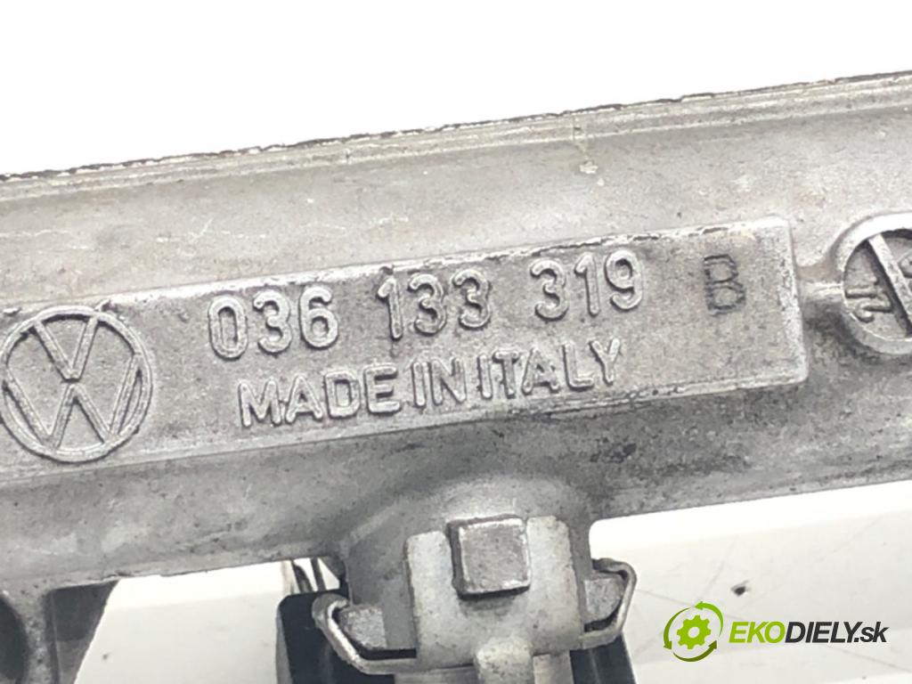 VW GOLF IV (1J1) 1997 - 2008    1.4 16V 55 kW [75 KM] benzyna 1997 - 2004  Lišta vstrekovacia 036133319B (Vstrekovacie lišty)