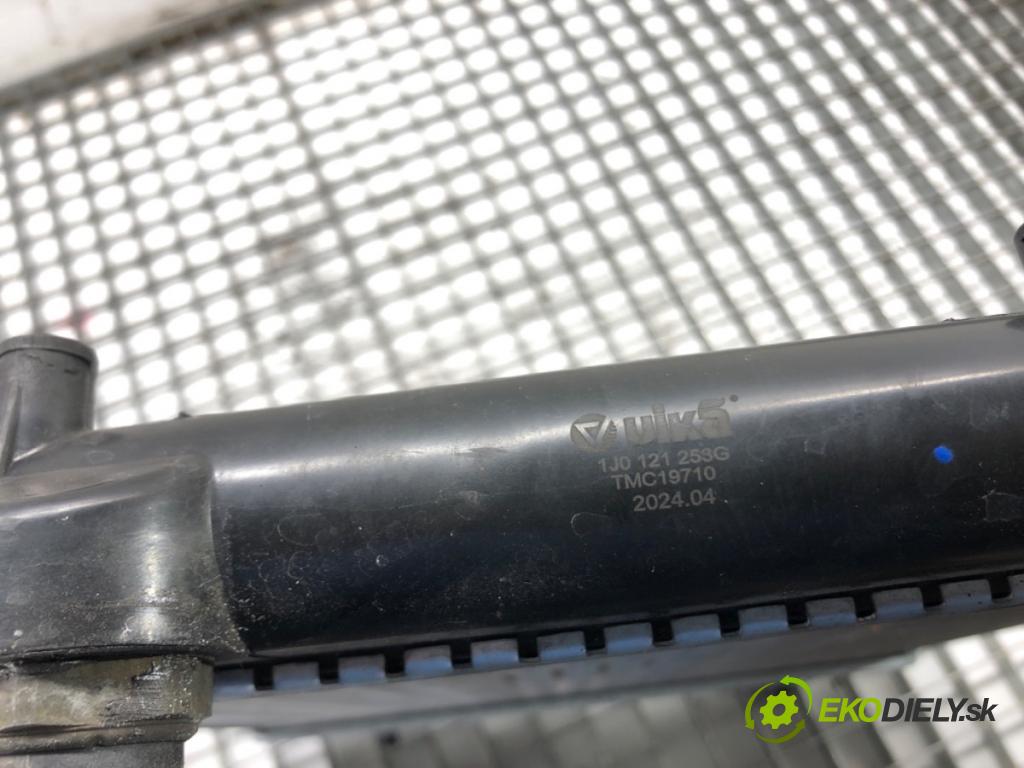 VW GOLF IV (1J1) 1997 - 2008    1.4 16V 55 kW [75 KM] benzyna 1997 - 2004  chladič vody 1J0121253G (Chladiče vody)