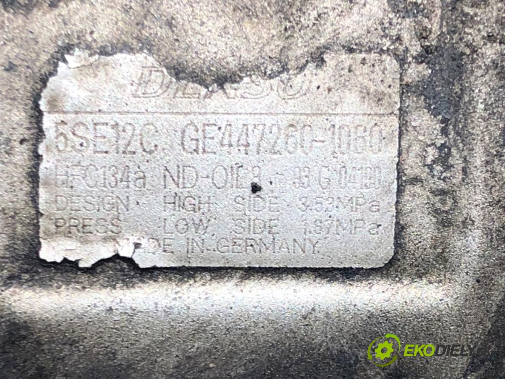 TOYOTA AVENSIS Kombi (_T25_) 2003 - 2008    2.0 D-4D (CDT250_) 85 kW [116 KM] olej napędowy 2003 - 2008  Kompresor klimatizácie 447260-10804 (Kompresory klimatizácie)