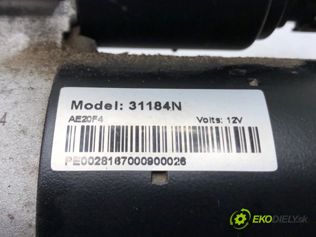 TOYOTA AVENSIS Kombi (_T25_) 2003 - 2008    2.0 D-4D (CDT250_) 85 kW [116 KM] olej napędowy 2003 - 2008  Štartér 31184N (Štartéry)