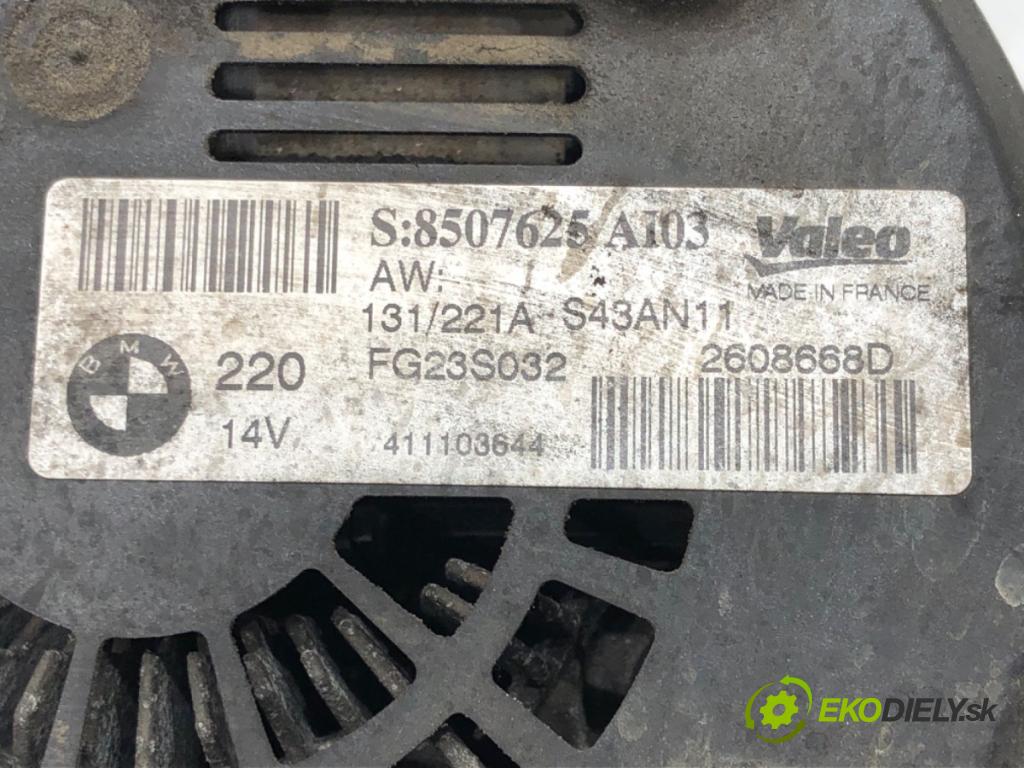 BMW X3 (F25) 2010 - 2017    xDrive 20 d 135 kW [184 KM] olej napędowy 2010 - 2014  Alternátor 8507625 (Alternátory)