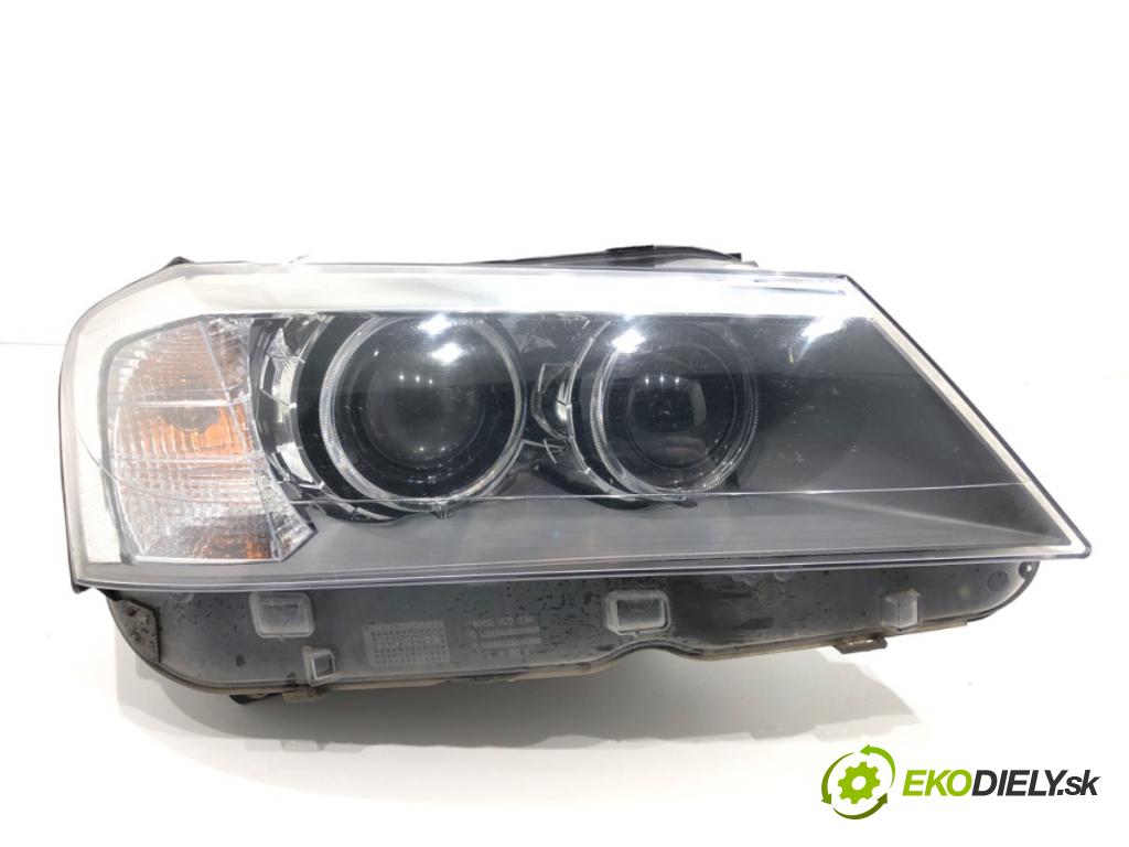 BMW X3 (F25) 2010 - 2017    xDrive 20 d 135 kW [184 KM] olej napędowy 2010 - 2014  světlomet pravý přední část XENON 7217294