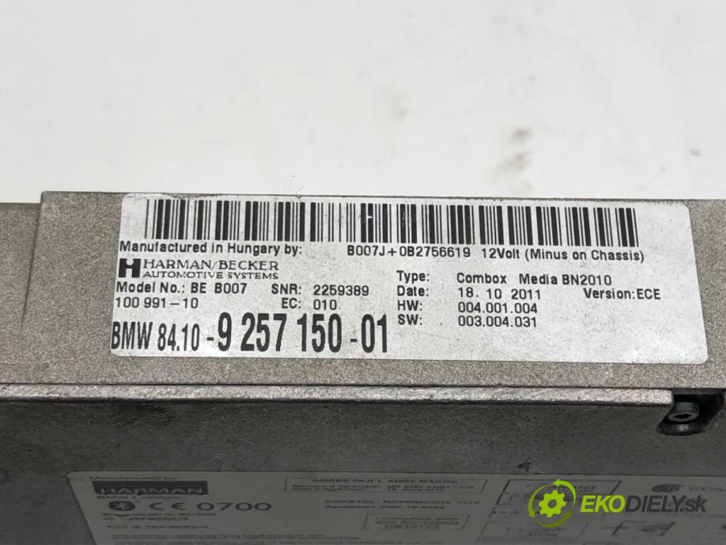 BMW X3 (F25) 2010 - 2017    xDrive 20 d 135 kW [184 KM] olej napędowy 2010 - 2014  Modul BLUETOOTH 9257150 (Ostatné)