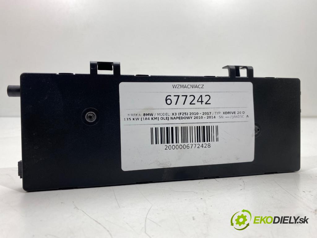 BMW X3 (F25) 2010 - 2017    xDrive 20 d 135 kW [184 KM] olej napędowy 2010 - 2014  Zosilňovač 9267127 (Zosilňovače)