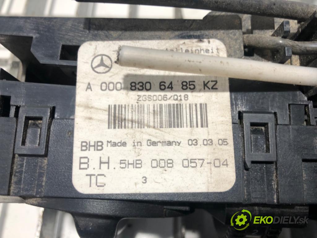 MERCEDES-BENZ SPRINTER 3-t Platforma / podwozie (B903) 1995 - 2012    313 CDI 95 kW [129 KM] olej napędowy 2000 - 2006  Panel ovládania kúrenia A0008306485 (Prepínače, spínače, tlačidlá a ovládače kúrenia)