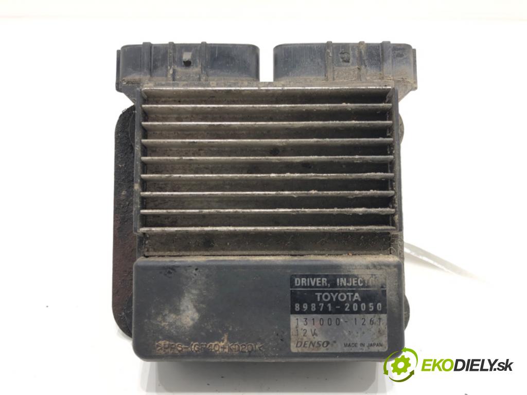 TOYOTA AVENSIS Kombi (_T25_) 2003 - 2008    2.0 D-4D (CDT250_) 85 kW [116 KM] olej napędowy 2003 - 2008  Modul VSTREKOVAČE: 89871-20050