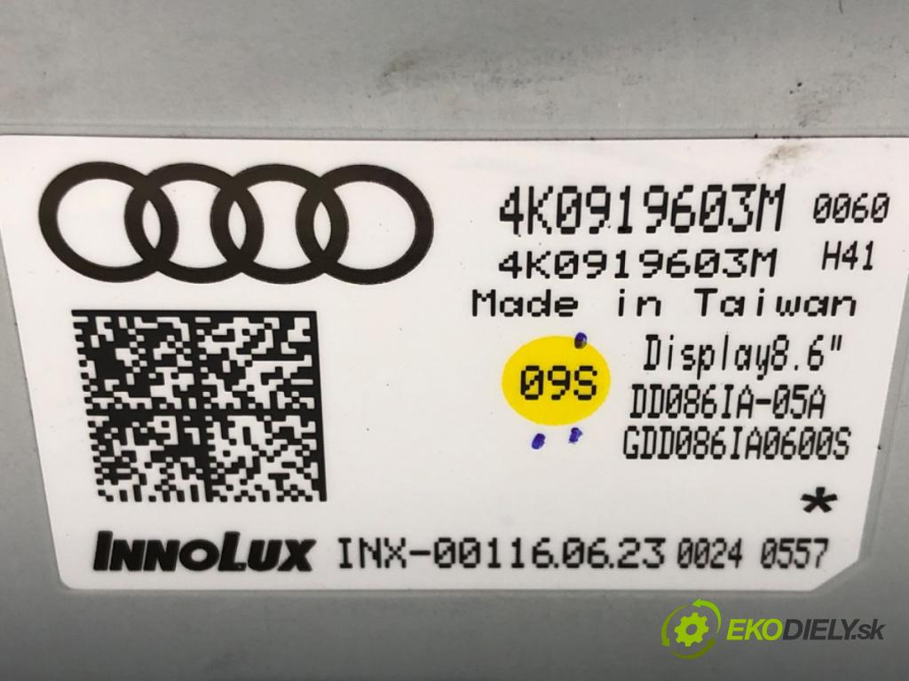 AUDI A6 C8 Avant (4A5) 2018 - 2022    40 TDI Mild Hybrid quattro 150 kW [204 KM] Hybryda silnik Diesla / elektryczny 2018 - 2022  Panel ovládania kúrenia 4K0919603M (Prepínače, spínače, tlačidlá a ovládače kúrenia)