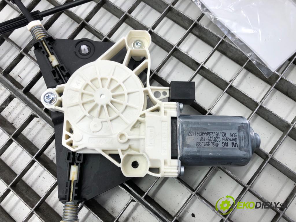 AUDI A6 C8 Avant (4A5) 2018 - 2022    40 TDI Mild Hybrid quattro 150 kW [204 KM] Hybryda silnik Diesla / elektryczny 2018 - 2022  mechanismus okna levý přední část 4K0837461