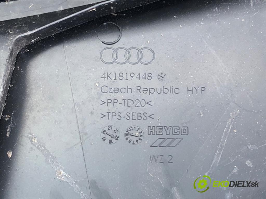 AUDI A6 C8 Avant (4A5) 2018 - 2022    40 TDI Mild Hybrid quattro 150 kW [204 KM] Hybryda silnik Diesla / elektryczny 2018 - 2022  Torpédo, plast pod čelné okno 4K1819448 (Torpéda)