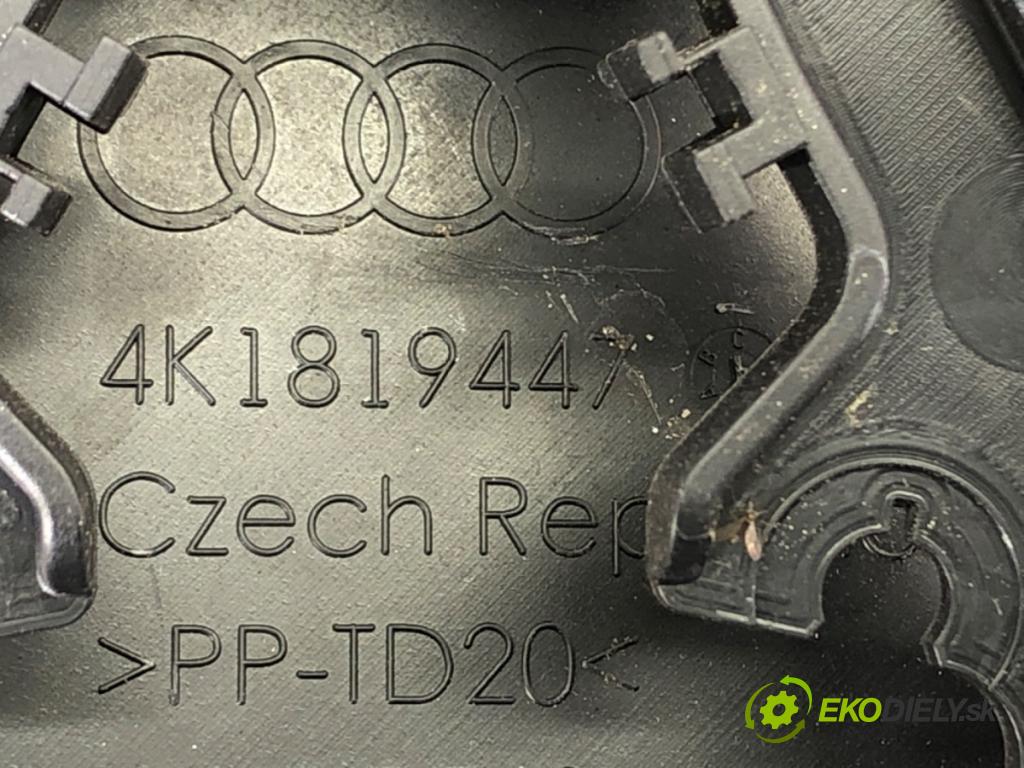 AUDI A6 C8 Avant (4A5) 2018 - 2022    40 TDI Mild Hybrid quattro 150 kW [204 KM] Hybryda silnik Diesla / elektryczny 2018 - 2022  Torpédo, plast pod čelné okno 4K1819448 (Torpéda)