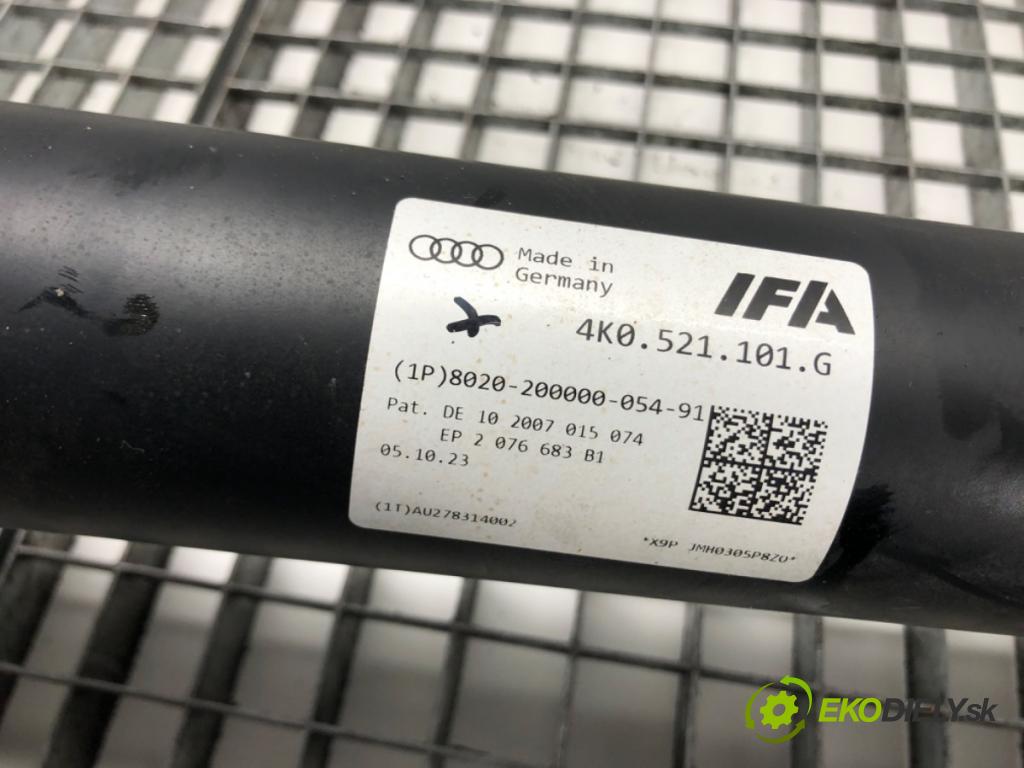 AUDI A6 C8 Avant (4A5) 2018 - 2022    40 TDI Mild Hybrid quattro 150 kW [204 KM] Hybryda silnik Diesla / elektryczny 2018 - 2022  Kardaň, hriadeľ hnací zad 4K0521101G (Kardaňové hriadele)