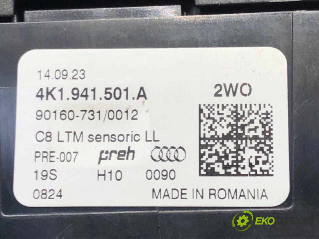 AUDI A6 C8 Avant (4A5) 2018 - 2022    40 TDI Mild Hybrid quattro 150 kW [204 KM] Hybryda silnik Diesla / elektryczny 2018 - 2022  spínač světel 4K1941501A