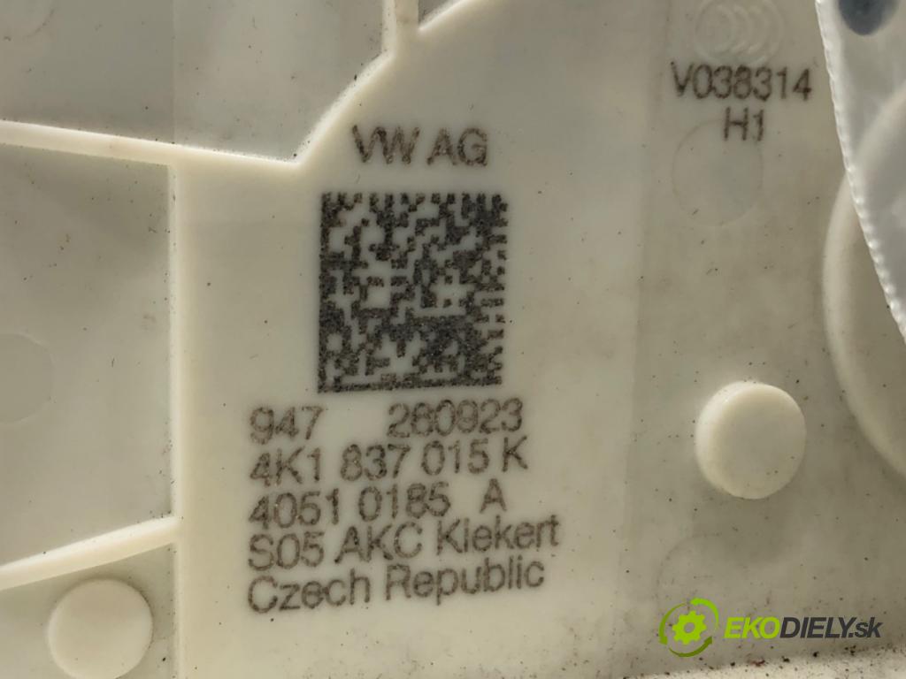 AUDI A6 C8 Avant (4A5) 2018 - 2022    40 TDI Mild Hybrid quattro 150 kW [204 KM] Hybryda silnik Diesla / elektryczny 2018 - 2022  zámok dveře levý přední část 4K1837015K