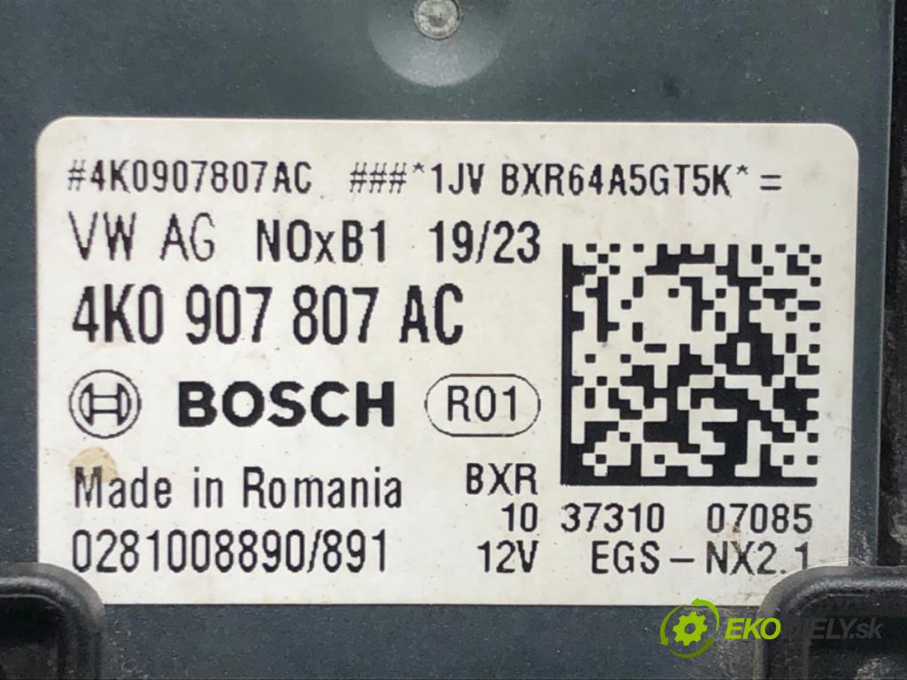 AUDI A6 C8 Avant (4A5) 2018 - 2022    40 TDI Mild Hybrid quattro 150 kW [204 KM] Hybryda silnik Diesla / elektryczny 2018 - 2022  sonda lambda 4K0907807AC (Lambda sondy)
