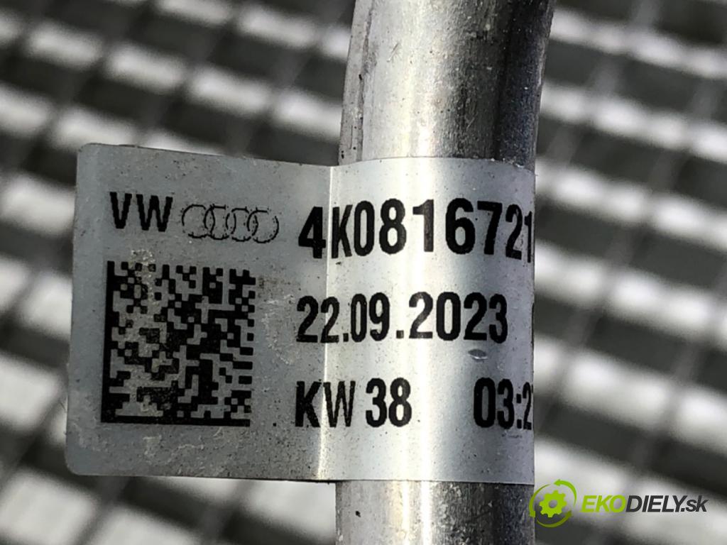 AUDI A6 C8 Avant (4A5) 2018 - 2022    40 TDI Mild Hybrid quattro 150 kW [204 KM] Hybryda silnik Diesla / elektryczny 2018 - 2022  rúrka klimatizácie 4K0816721ED (Rúrky klimatizácie)