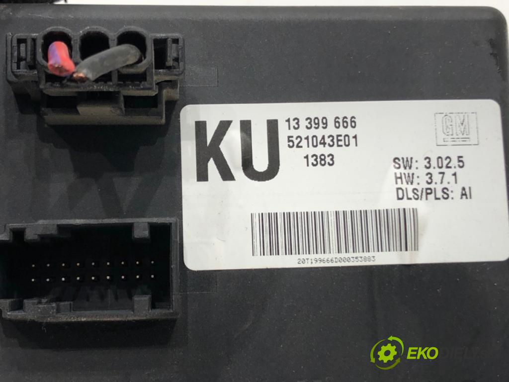 OPEL ZAFIRA TOURER C (P12) 2011 - 2022    2.0 CDTi (75) 121 kW [165 KM] olej napędowy 2011 - 2022  Modul svetiel 13399666 (Ostatné)