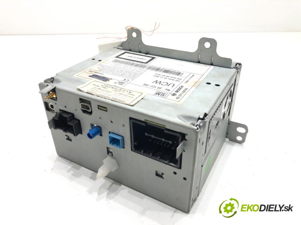 OPEL ZAFIRA TOURER C (P12) 2011 - 2022    2.0 CDTi (75) 121 kW [165 KM] olej napędowy 2011 - 2022  RADIO Navigácia 23127750 (Audio zariadenia)