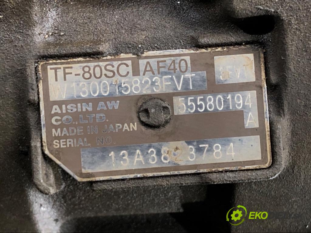 OPEL ZAFIRA TOURER C (P12) 2011 - 2022    2.0 CDTi (75) 121 kW [165 KM] olej napędowy 2011 - 2022  Prevodovka 55580194A (Prevodovky)