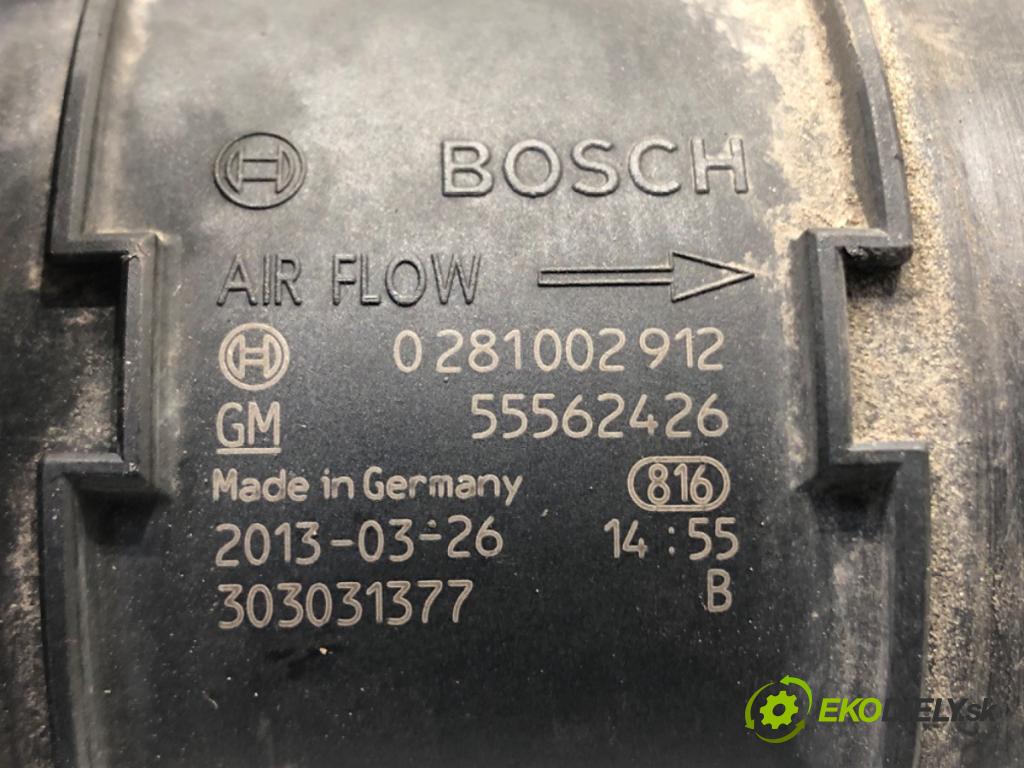 OPEL ZAFIRA TOURER C (P12) 2011 - 2022    2.0 CDTi (75) 121 kW [165 KM] olej napędowy 2011 - 2022  Váha vzduchu 55562426 (Váhy vzduchu)