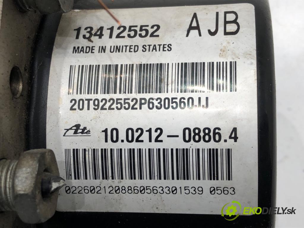 OPEL ZAFIRA TOURER C (P12) 2011 - 2022    2.0 CDTi (75) 121 kW [165 KM] olej napędowy 2011 - 2022  Pumpa ABS 13412552 (Pumpy ABS)