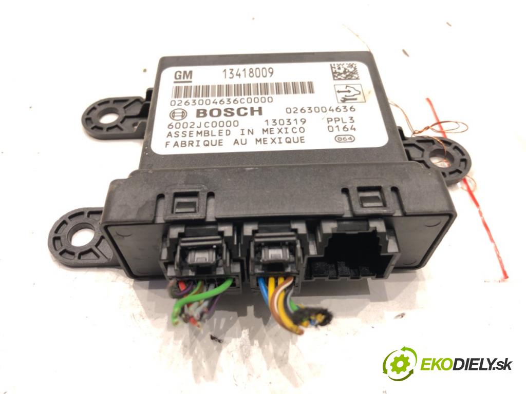OPEL ZAFIRA TOURER C (P12) 2011 - 2022    2.0 CDTi (75) 121 kW [165 KM] olej napędowy 2011 - 2022  Modul PDC 13418009 (Ostatné)