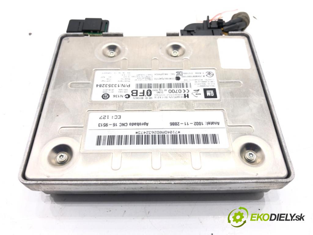 OPEL ZAFIRA TOURER C (P12) 2011 - 2022    2.0 CDTi (75) 121 kW [165 KM] olej napędowy 2011 - 2022  Modul BLUETOOTH 13353284 (Ostatné)