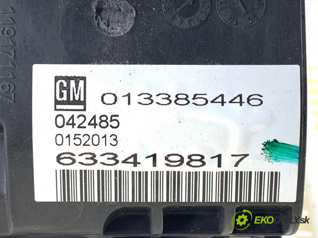 OPEL ZAFIRA TOURER C (P12) 2011 - 2022    2.0 CDTi (75) 121 kW [165 KM] olej napędowy 2011 - 2022  Kulisa 013385446 (Rýchlostné páky / kulisy)