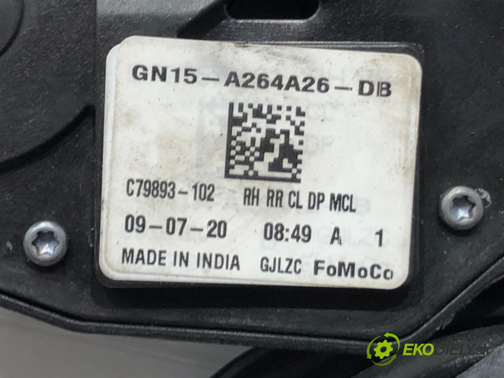 FORD ECOSPORT 2011 - 2022    1.0 EcoBoost 92 kW [125 KM] benzyna 2013 - 2022  zámok dveře pravý zadní část GN15-A264A26-DB