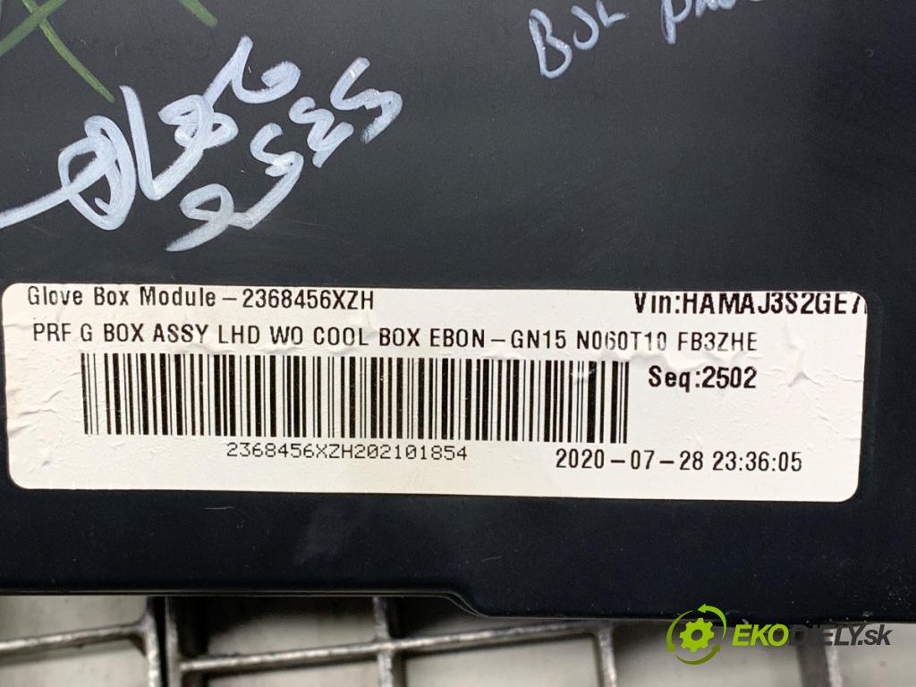 FORD ECOSPORT 2011 - 2022    1.0 EcoBoost 92 kW [125 KM] benzyna 2013 - 2022  Priehradka, kastlík spolujazdca 2368456XZH (Priehradka, kastlík)