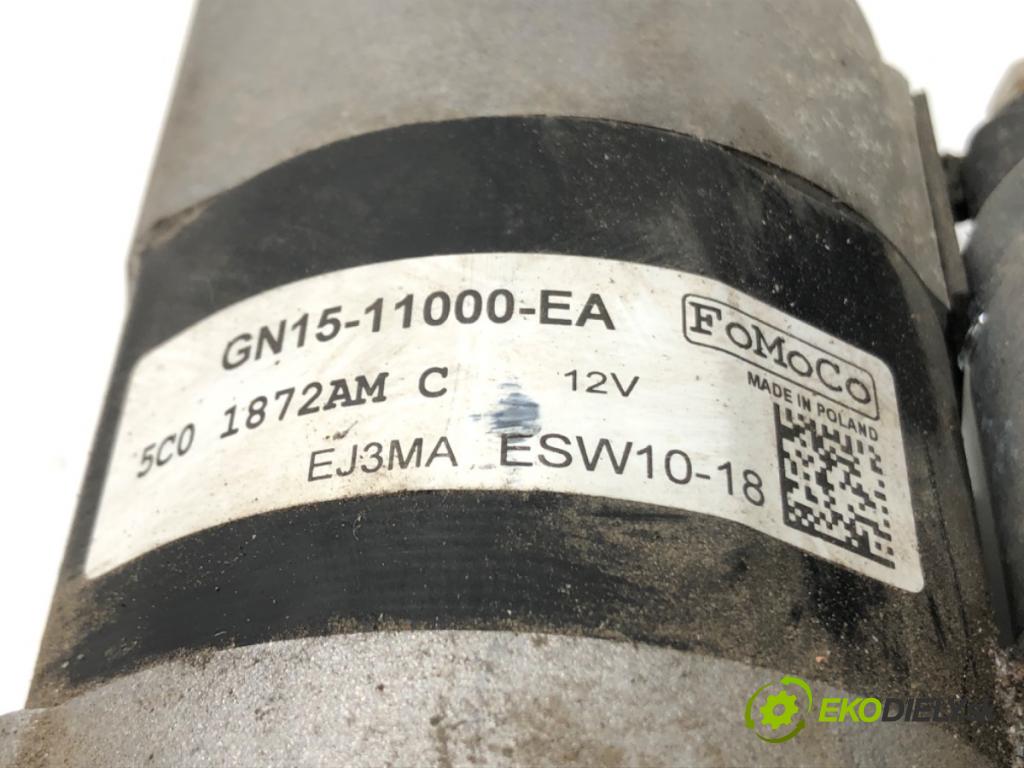 FORD ECOSPORT 2011 - 2022    1.0 EcoBoost 92 kW [125 KM] benzyna 2013 - 2022  Štartér GN15-11000-EA (Štartéry)