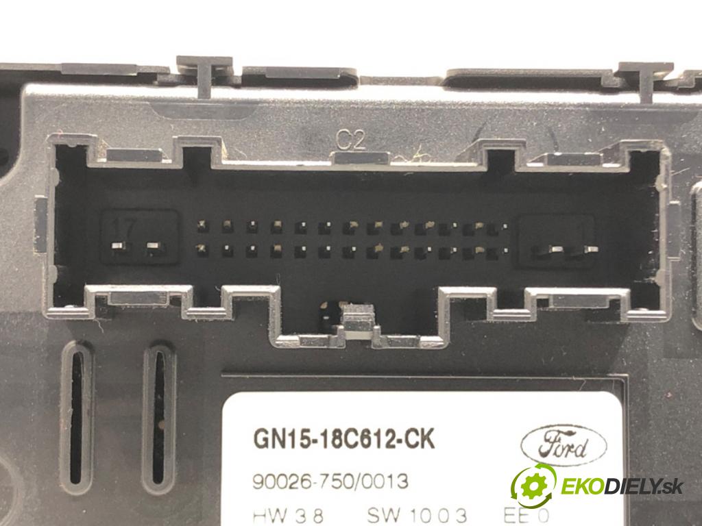FORD ECOSPORT 2011 - 2022    1.0 EcoBoost 92 kW [125 KM] benzyna 2013 - 2022  Panel ovládania kúrenia GN15-18C612-CK (Prepínač/spínač/tlačidlo a ovládač kúrenia)