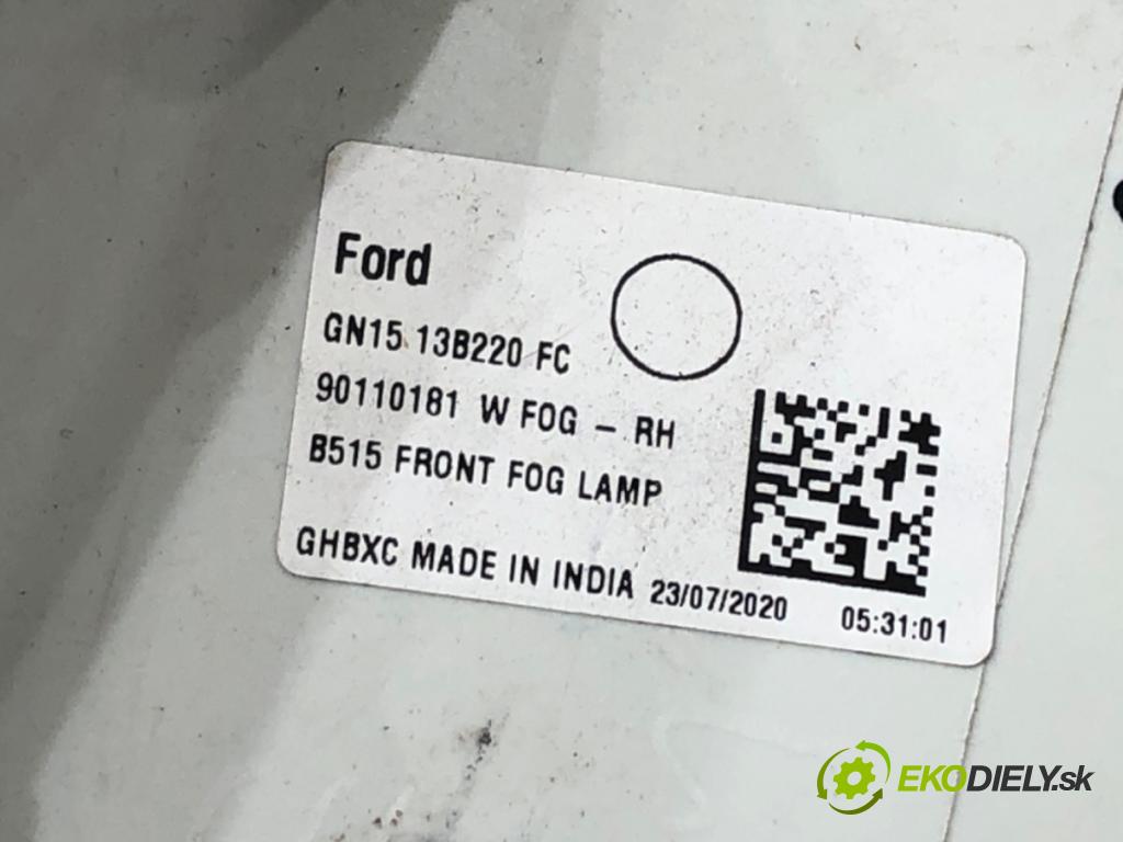 FORD ECOSPORT 2011 - 2022    1.0 EcoBoost 92 kW [125 KM] benzyna 2013 - 2022  hmlové svetlo, hmlovka pravý přední část GN1513B220FC