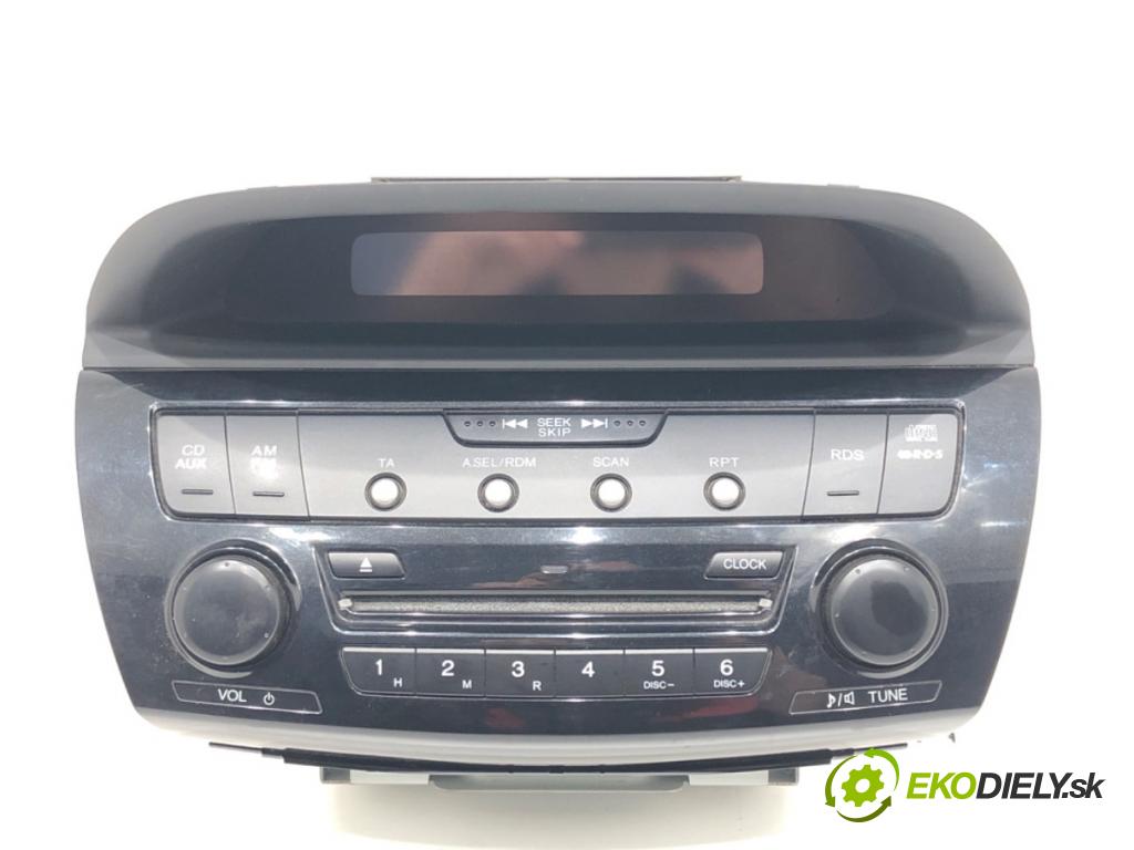 HONDA FR-V (BE) 2004 - 2022    1.7 (BE1) 92 kW [125 KM] benzyna 2004 - 2022  RADIO 39100 SJD-G01 (Audio zariadenia)