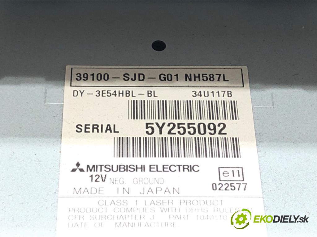 HONDA FR-V (BE) 2004 - 2022    1.7 (BE1) 92 kW [125 KM] benzyna 2004 - 2022  RADIO 39100 SJD-G01 (Audio zariadenia)