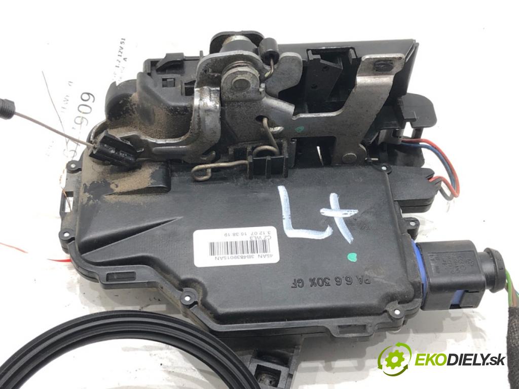VW POLO (9N_, 9A_) 2001 - 2014    1.2 12V 51 kW [69 KM] benzyna 2007 - 2009  zámok dveře levý zadní část